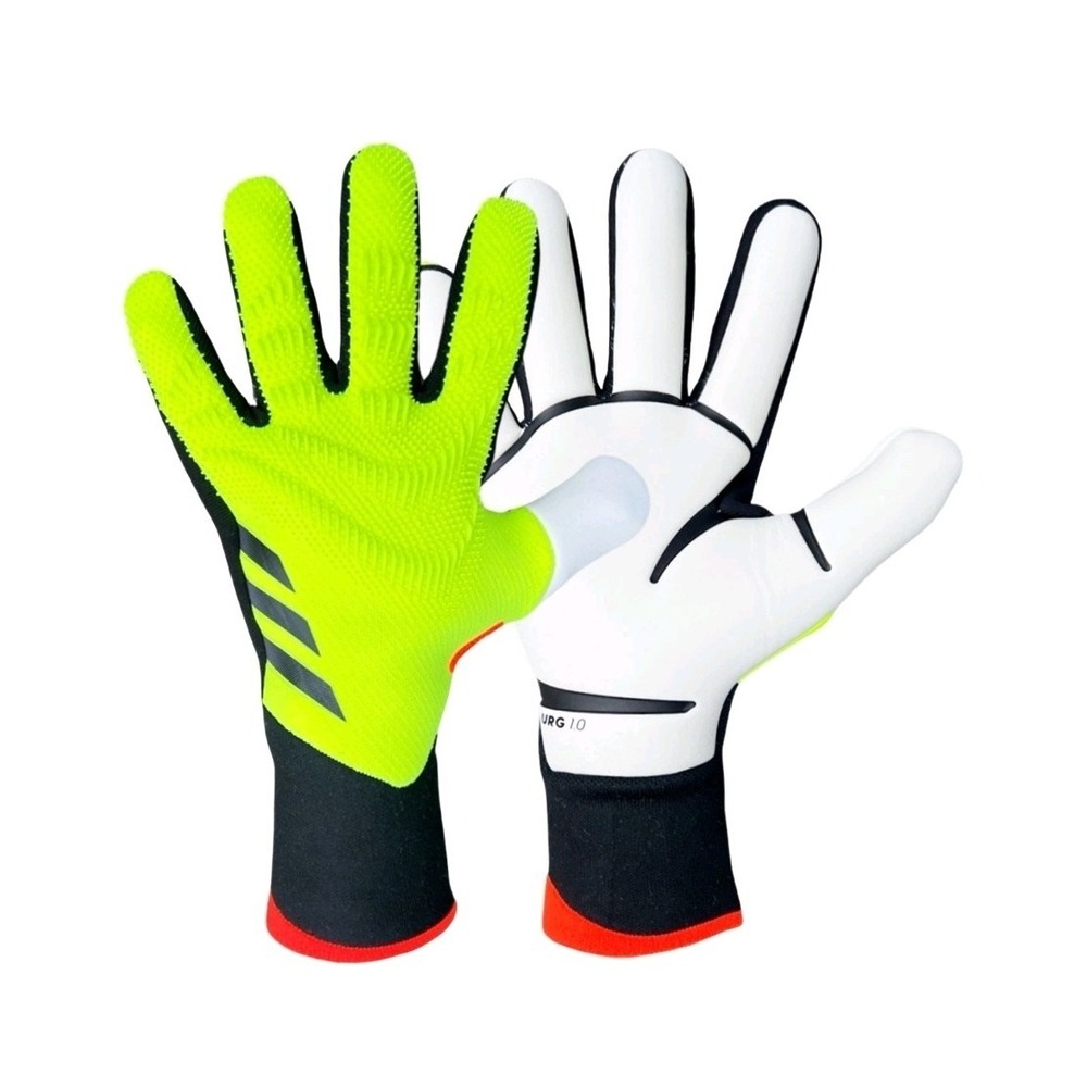 Adidas Predator Pro PC Goalkeeper Gloves Yellow Black Solred IQ4024 Size 10 $170